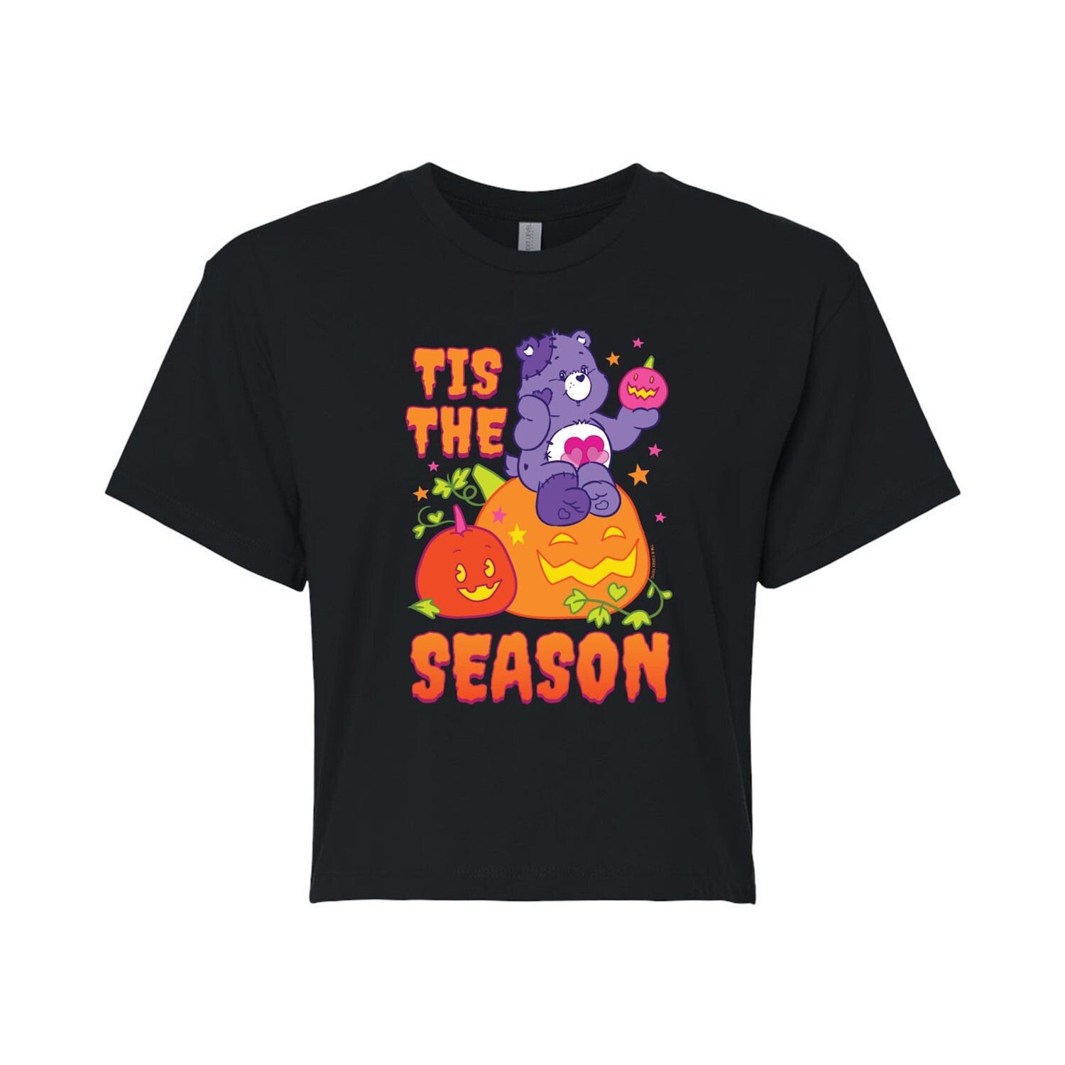 Укороченная футболка с рисунком Juniors' Care Bears Tis The Season Licensed Character, черный
Укороченная футболка с рисунком Juniors' Care Bears Tis The Season Licensed Character, черный
