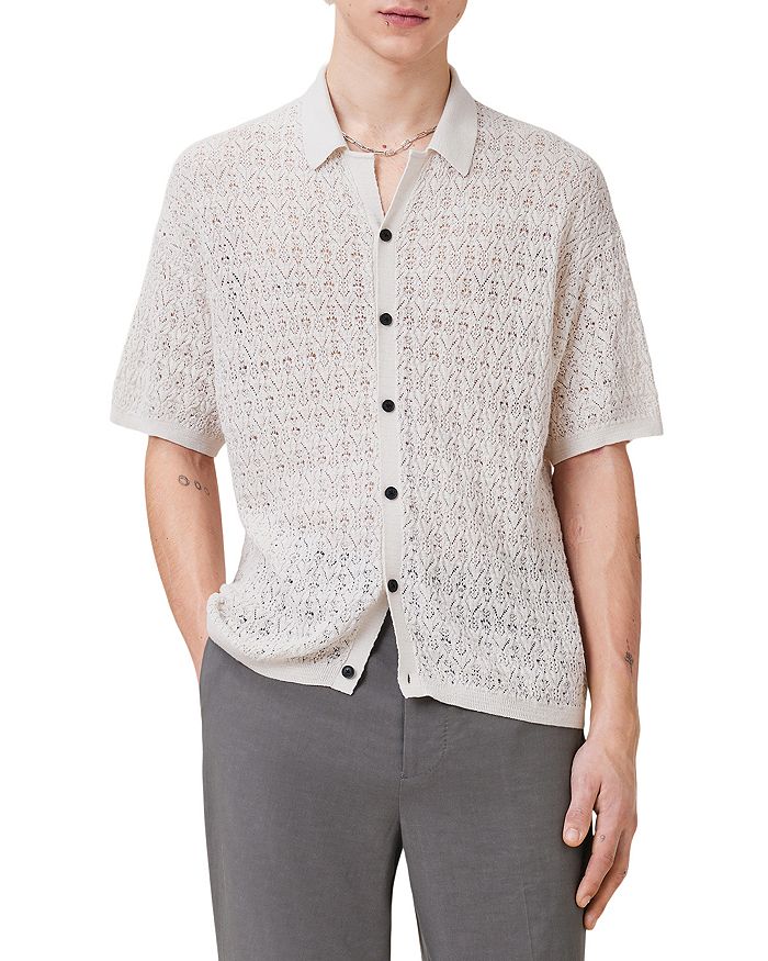 Луарская рубашка с коротким рукавом на пуговицах ALLSAINTS, белый
Луарская рубашка с коротким рукавом на пуговицах ALLSAINTS, белый