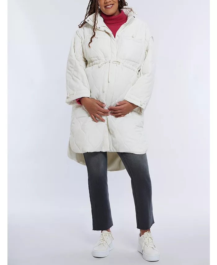 Женская стеганая куртка-пуховик с застежкой-молнией и длинными рукавами – Motherhood Maternity, белый
Женская стеганая куртка-пуховик с застежкой-молнией и длинными рукавами – Motherhood Maternity, белый