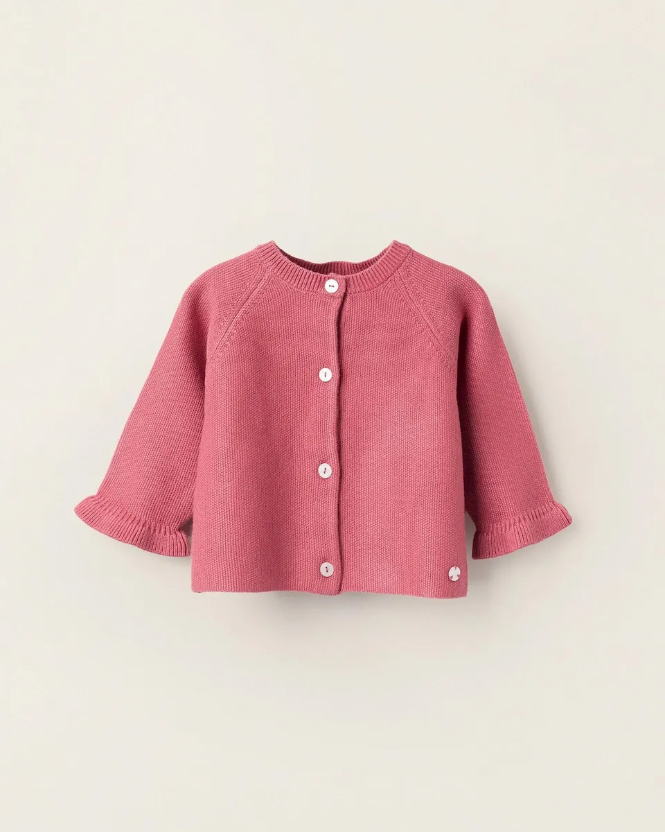 Детская куртка с пуговицами и манжетами с оборками Zippy, розовый
Детская куртка с пуговицами и манжетами с оборками Zippy, розовый