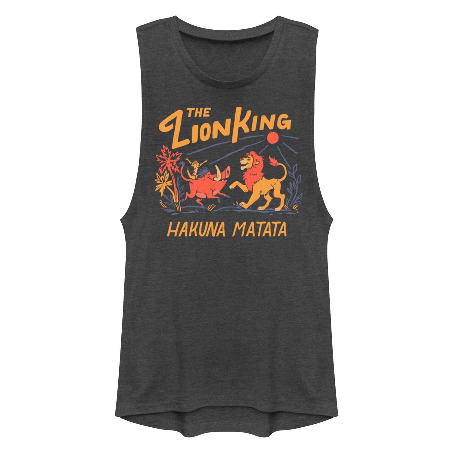 Майка с мускулистым изображением «Hakuna Matata» от Disney The Lion King Juniors. Licensed Character
Майка с мускулистым изображением «Hakuna Matata» от Disney The Lion King Juniors. Licensed Character