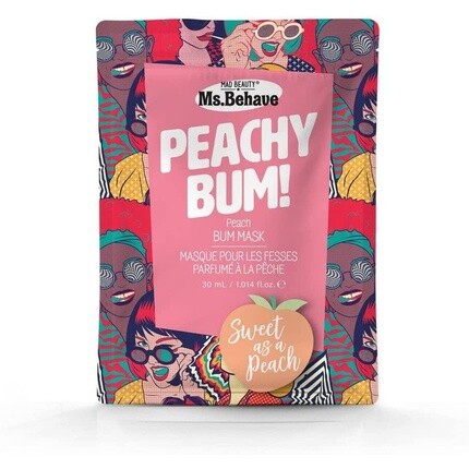 Маска для попы Ms Behave Peachy, Mad Beauty
Маска для попы Ms Behave Peachy, Mad Beauty