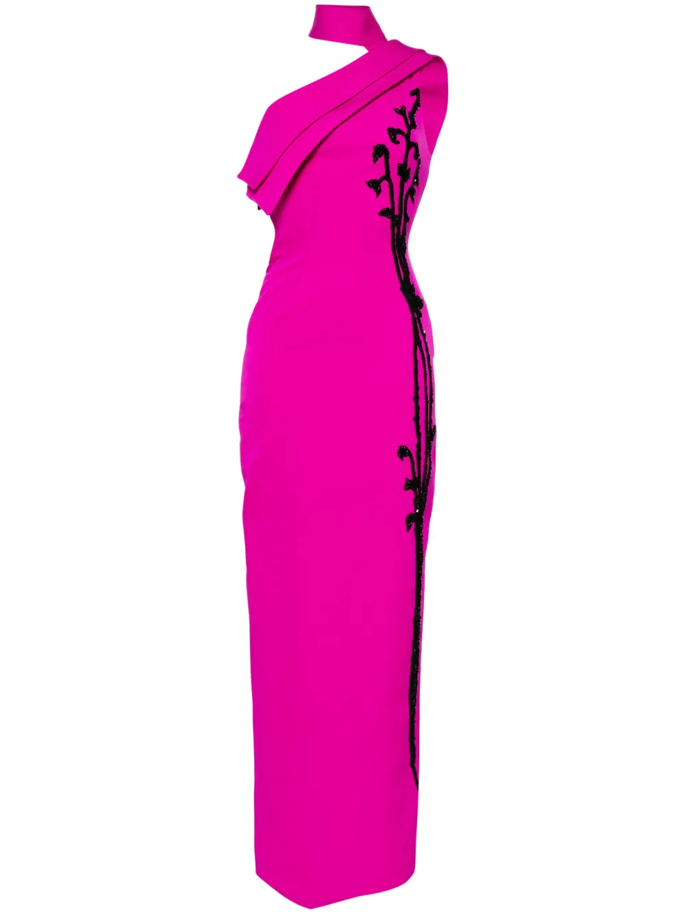 Декорированное платье с открытыми плечами Saiid Kobeisy, розовый
Декорированное платье с открытыми плечами Saiid Kobeisy, розовый