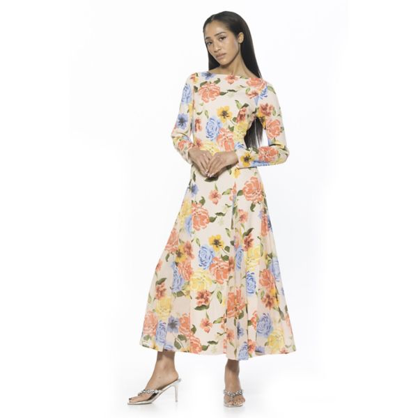 Женское платье миди с длинным рукавом и круглым вырезом Elodie Alexia Admor, цвет sand floral
Женское платье миди с длинным рукавом и круглым вырезом Elodie Alexia Admor, цвет sand floral