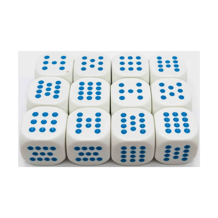 d6 Пятнистые кубики 7-12 — белые с синим (12), Dice - Symbols, Functional & Unique Dice
d6 Пятнистые кубики 7-12 — белые с синим (12), Dice - Symbols, Functional & Unique Dice