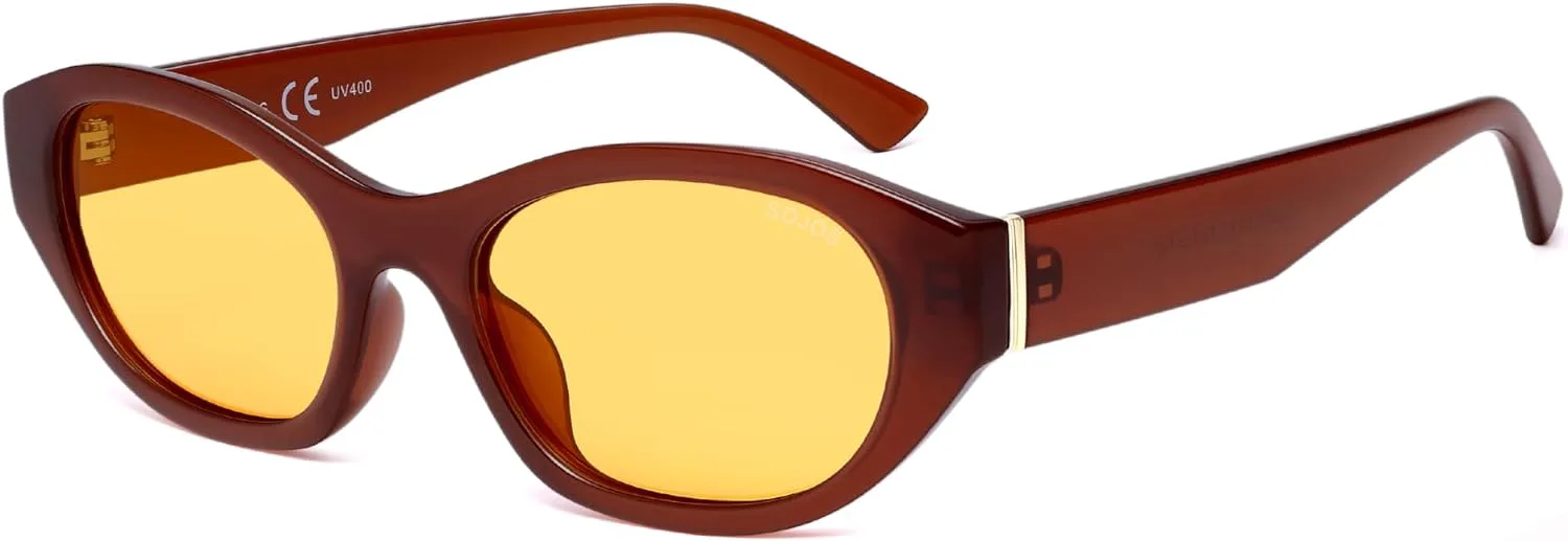 SOJOS Модные прямоугольные поляризованные солнцезащитные очки для женщин и мужчин в стиле ретро, узкие квадратные, 90-е годы, SJ2673, Milky Brown Orange Lens
SOJOS Модные прямоугольные поляризованные солнцезащитные очки для женщин и мужчин в стиле ретро, узкие квадратные, 90-е годы, SJ2673, Milky Brown Orange Lens