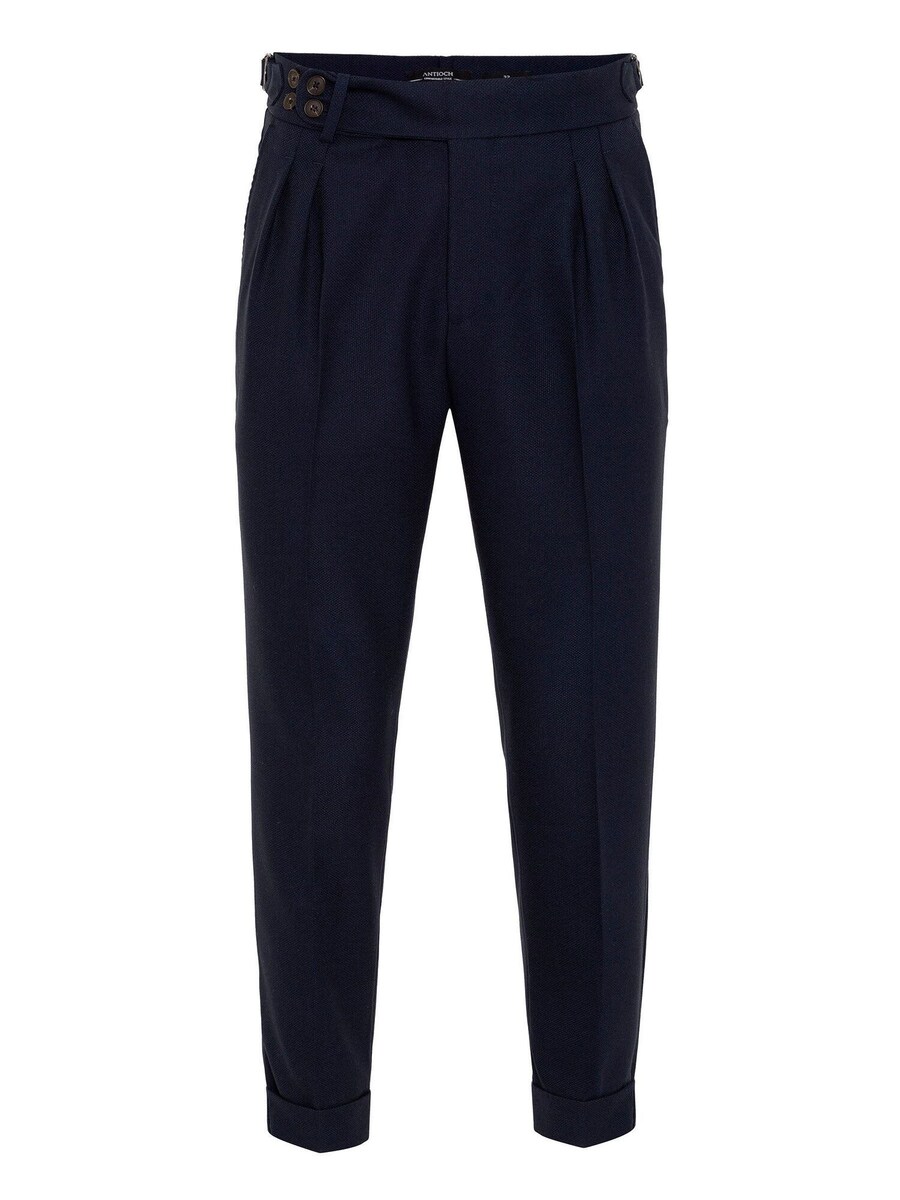 Обычные брюки в складку спереди Antioch, морской синий 
Обычные брюки в складку спереди Antioch, морской синий