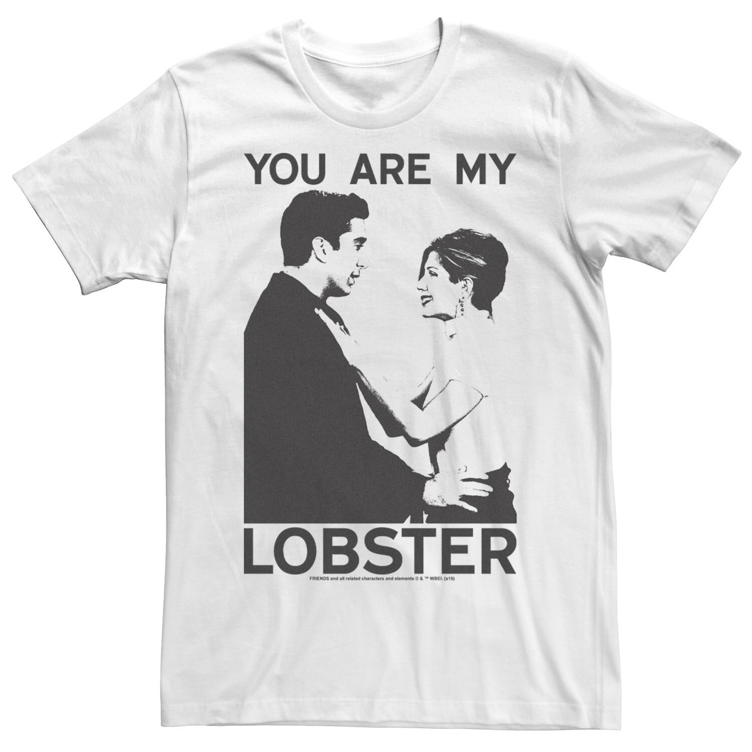 Друзья мужчин Росс и Рэйчел, футболка «Ты мой лобстер» Licensed Character
Друзья мужчин Росс и Рэйчел, футболка «Ты мой лобстер» Licensed Character