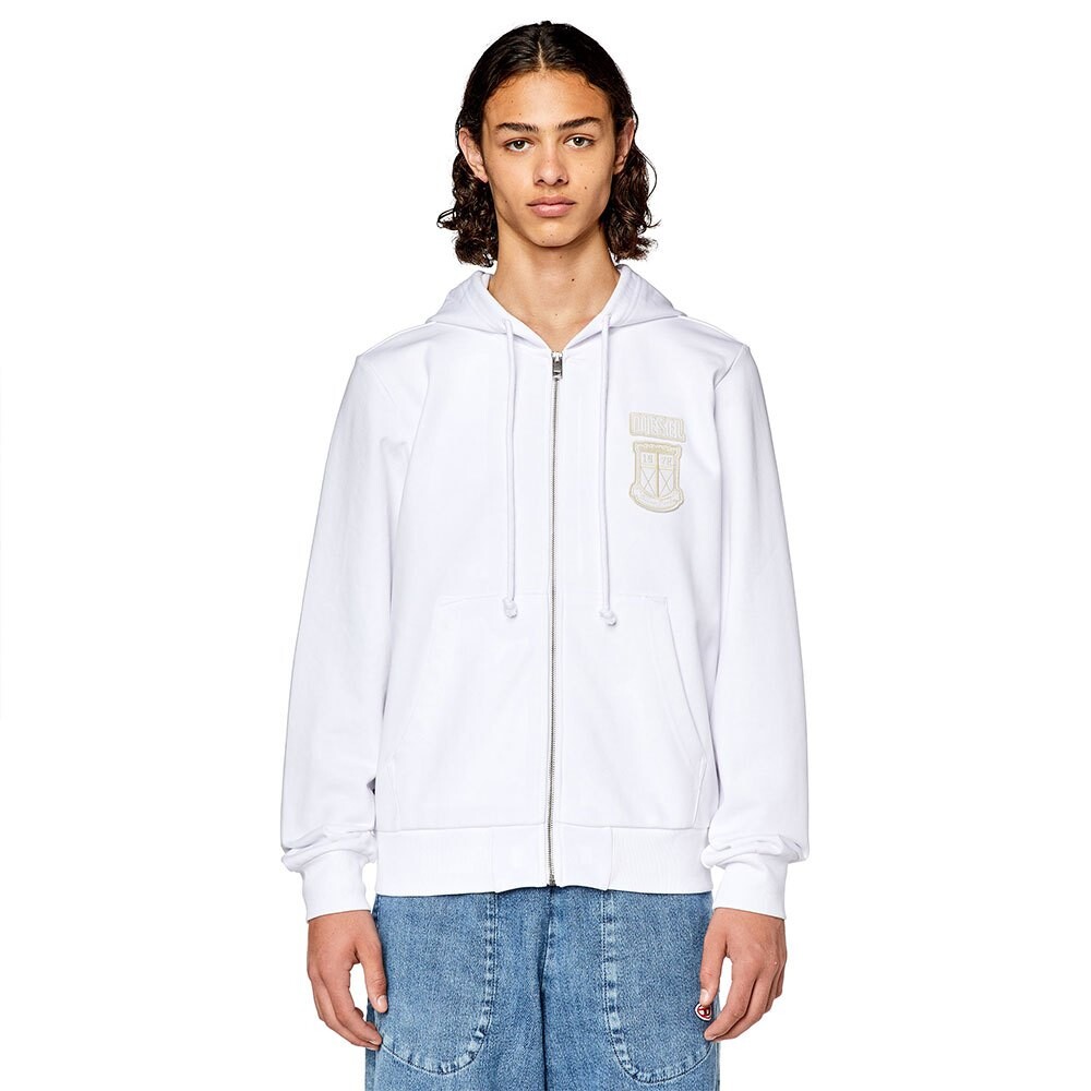 Толстовка Diesel Ginn K10 Full Zip, белый
Толстовка Diesel Ginn K10 Full Zip, белый