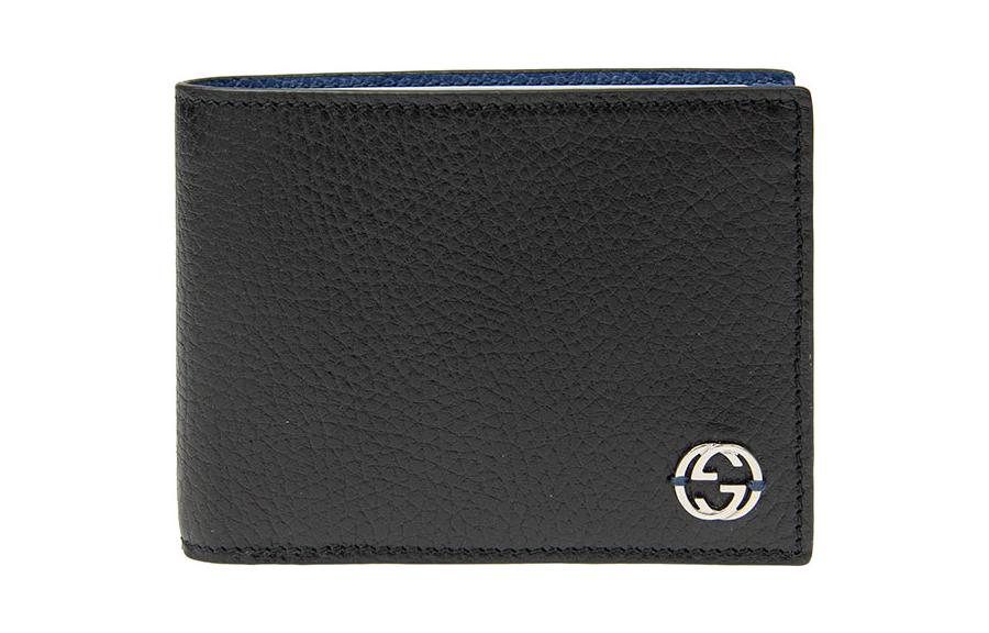 GUCCI Мужской бумажник из коровьей кожи черно-синий
GUCCI Мужской бумажник из коровьей кожи черно-синий