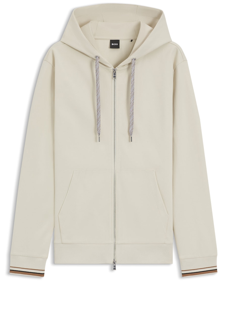 Толстовка с капюшоном на молнии BOSS C-Spence, от белого
Толстовка с капюшоном на молнии BOSS C-Spence, от белого
