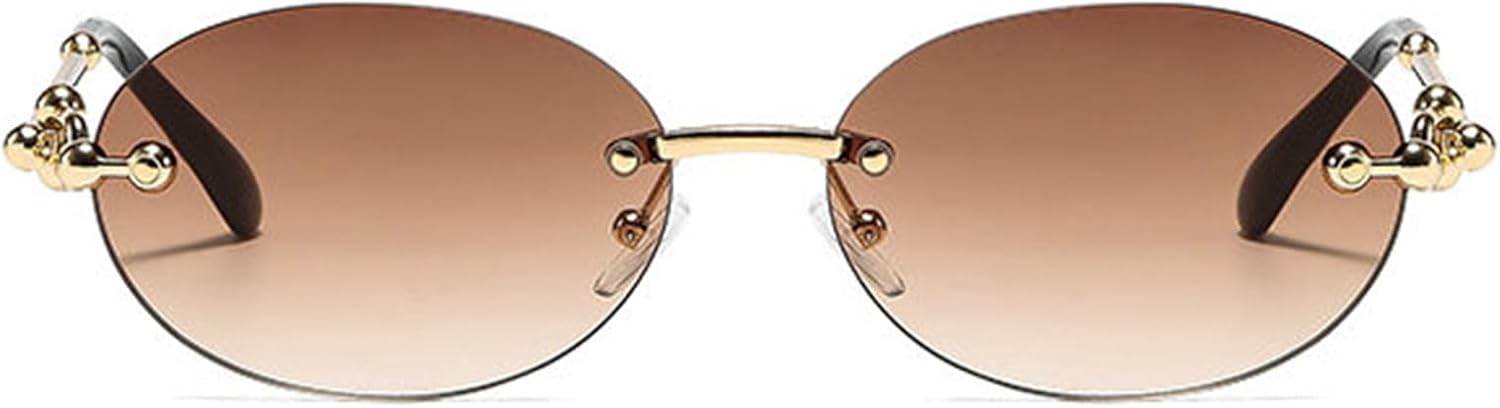 Солнцезащитные очки Willochra без оправы, милые, ретро, модные, овальной формы, для женщин и мужчин, в стиле 80-х и 90-х, маленькие, симпатичные, в круглой металлической оправе, C5
Солнцезащитные очки Willochra без оправы, милые, ретро, модные, овальной формы, для женщин и мужчин, в стиле 80-х и 90-х, маленькие, симпатичные, в круглой металлической оправе, C5