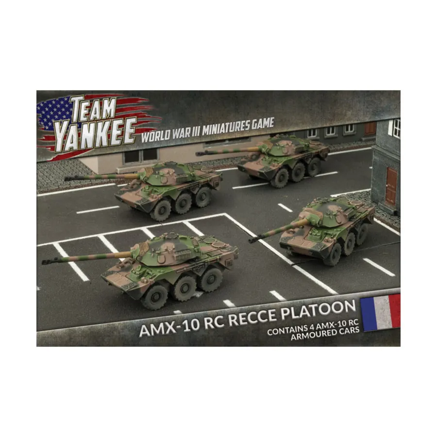 Взвод разведки радиоуправления AMX-10, Team Yankee - World War III - French Army (1:100) (Plastic)
Взвод разведки радиоуправления AMX-10, Team Yankee - World War III - French Army (1:100) (Plastic)