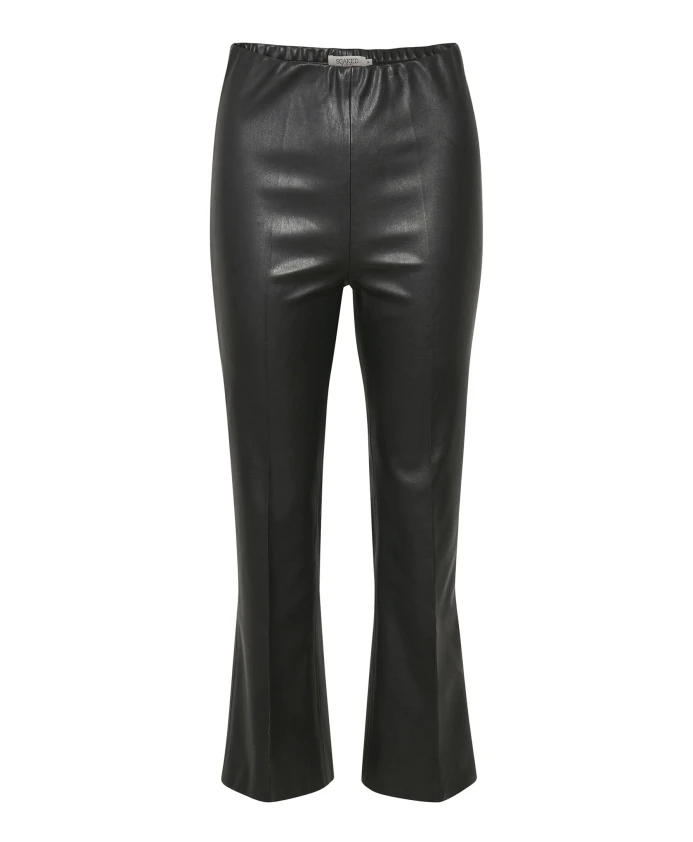 Черные брюки-клеш из искусственной кожи Soaked In Luxury, черный
Черные брюки-клеш из искусственной кожи Soaked In Luxury, черный