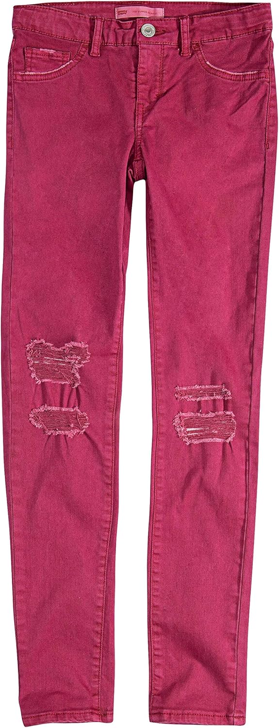 Джинсы Levi's Super Skinny Fit для девочек и малышей, Beet Red
Джинсы Levi's Super Skinny Fit для девочек и малышей, Beet Red