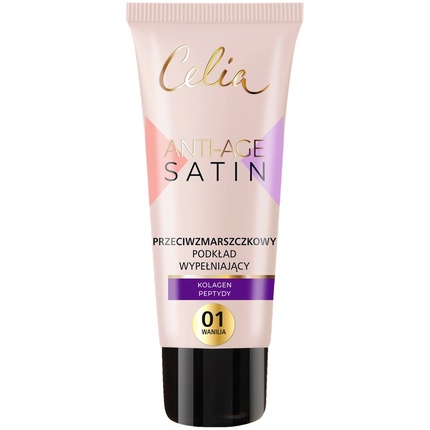Satin Anti-Age Foundation против морщин 01 30 мл Celia
Satin Anti-Age Foundation против морщин 01 30 мл Celia