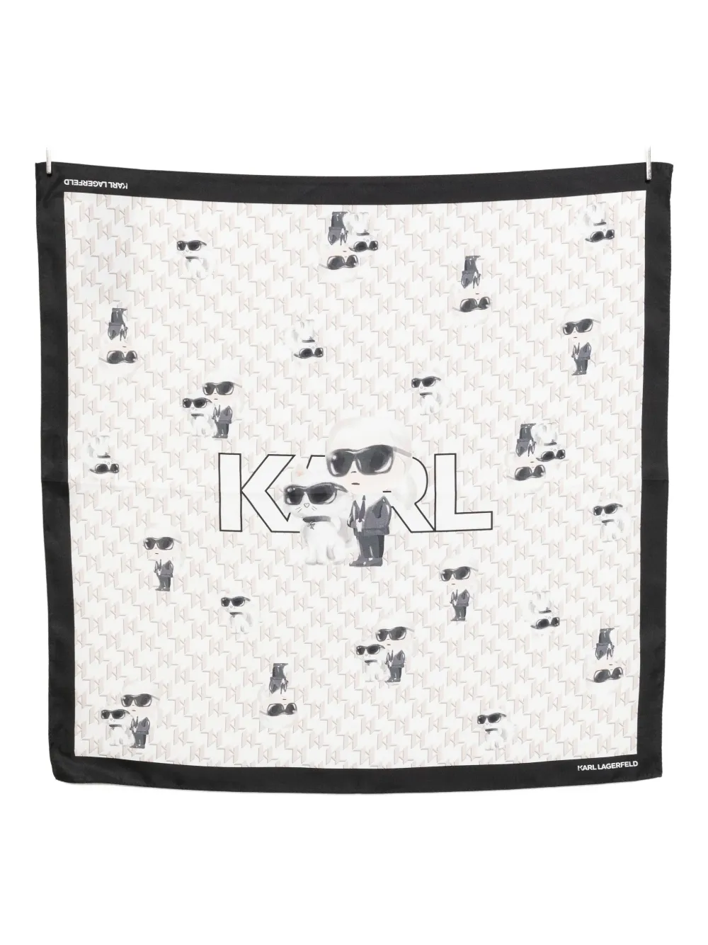 Шарф Ikon KARL LAGERFELD, белый 
Шарф Ikon KARL LAGERFELD, белый