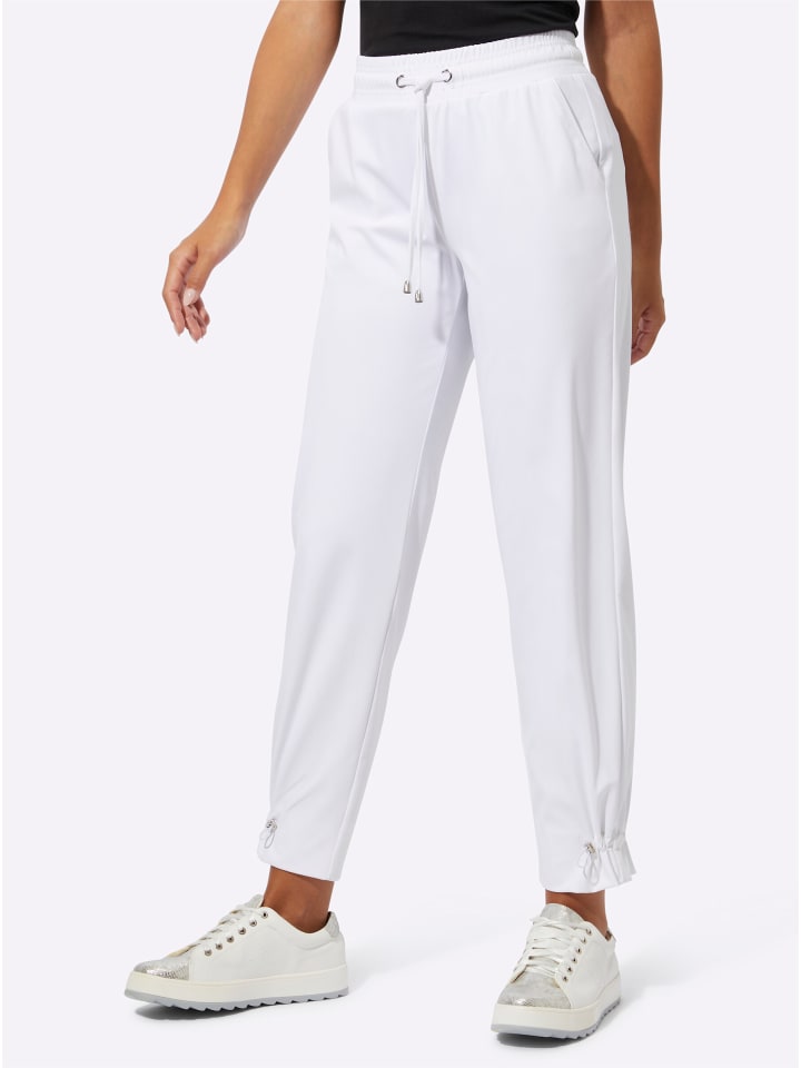 Тканевые брюки creation L, белый
Тканевые брюки creation L, белый