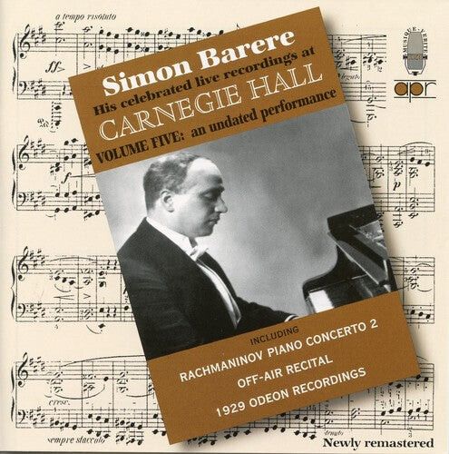 CD диск Barere, Simon: Live at Carnegie Hall-Vol. 5
CD диск Barere, Simon: Live at Carnegie Hall-Vol. 5