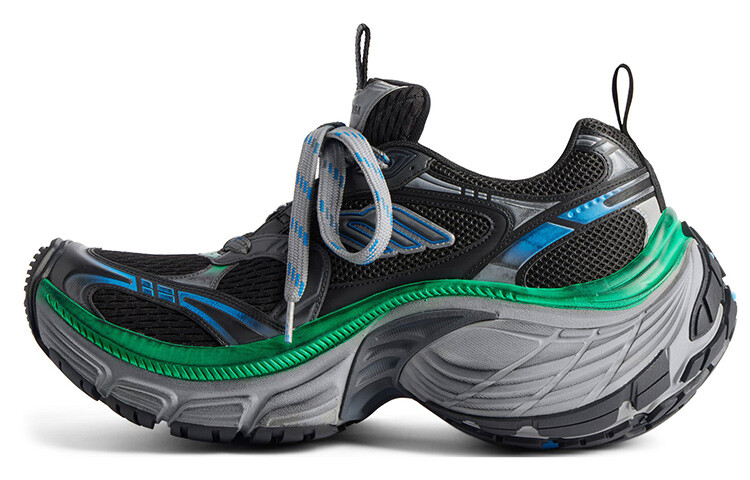 Кроссовки Balenciaga Lifestyle мужские, черный / изумрудный / голубой
Кроссовки Balenciaga Lifestyle мужские, черный / изумрудный / голубой