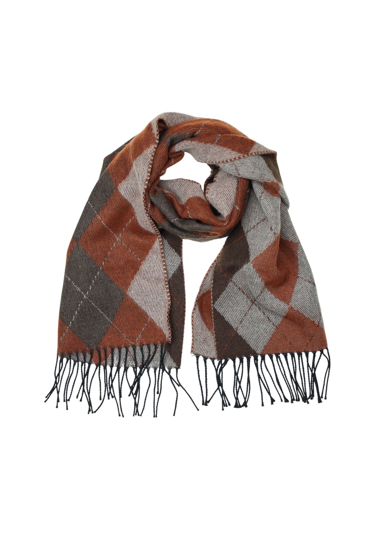 Итальянский шарф Аргайл мягкий и теплый Collezione alessandro, коричневый
Итальянский шарф Аргайл мягкий и теплый Collezione alessandro, коричневый