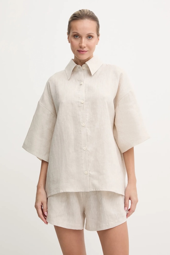 Льняная рубашка Summer Break Joyinme, бежевый
Льняная рубашка Summer Break Joyinme, бежевый