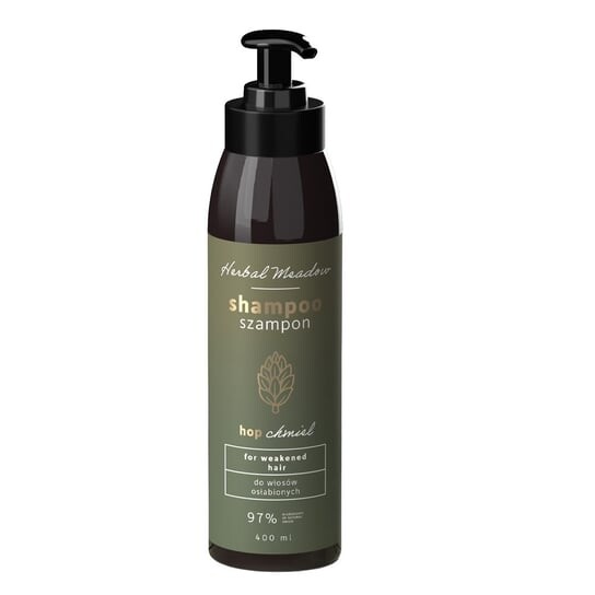 Шампунь для волос, хмель, 400мл Herbal Meadow
Шампунь для волос, хмель, 400мл Herbal Meadow