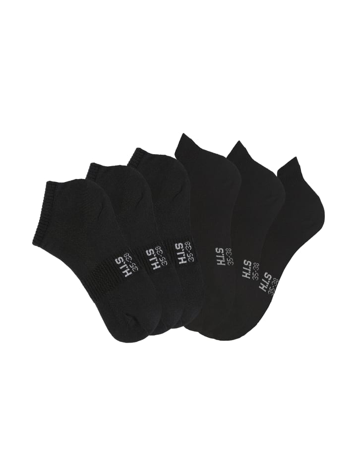 H.I.S Спортивные носки, размер 6, черные
H.I.S Спортивные носки, размер 6, черные