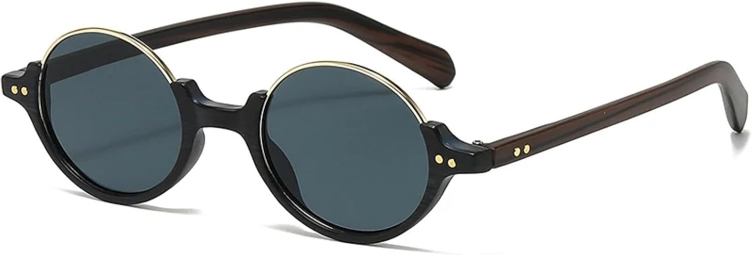 Роскошные панк-солнцезащитные очки круглые женские ретро полуободковые с заклепками солнцезащитные очки мужские защитные очки от УФ-излучения 400 модные очки TKKTLLT, Wood Grain Gray
Роскошные панк-солнцезащитные очки круглые женские ретро полуободковые с заклепками солнцезащитные очки мужские защитные очки от УФ-излучения 400 модные очки TKKTLLT, Wood Grain Gray