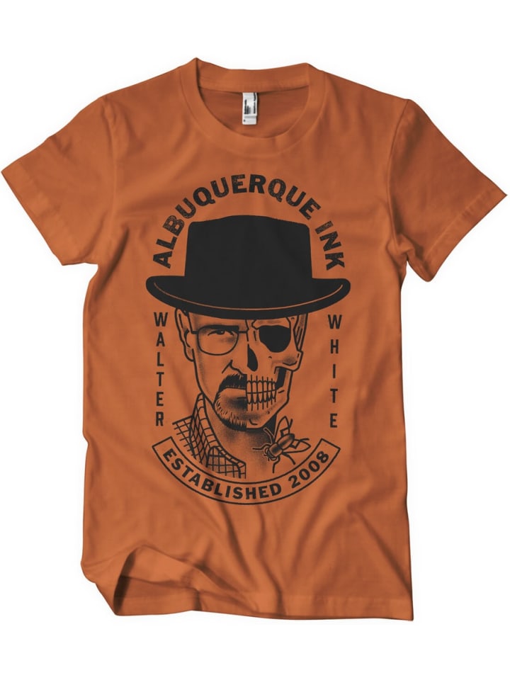Футболка Albuquerque Ink T-Shirt Breaking Bad, оранжевый
Футболка Albuquerque Ink T-Shirt Breaking Bad, оранжевый