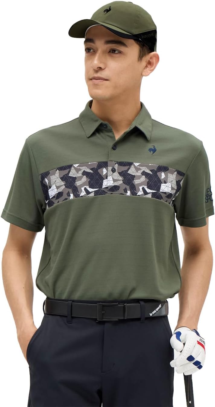 Мужская поло-рубашка с коротким рукавом Coq Sportif LG5FHS00M, сухая, влагоотводящая, быстросохнущая, дезодорирующая, с принтом Switch, для гольфа Le Coq Sportif, хаки
Мужская поло-рубашка с коротким рукавом Coq Sportif LG5FHS00M, сухая, влагоотводящая, быстросохнущая, дезодорирующая, с принтом Switch, для гольфа Le Coq Sportif, хаки