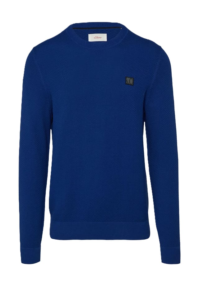 Вязаный свитер хлопок S.Oliver, синий
Вязаный свитер хлопок S.Oliver, синий