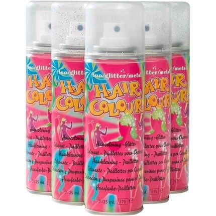 Спрей-краска для волос с блестками Многоцветный 125 мл, Sibel
Спрей-краска для волос с блестками Многоцветный 125 мл, Sibel