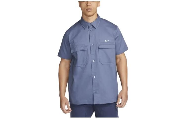 Рубашка мужская размытая синяя Nike, синий
Рубашка мужская размытая синяя Nike, синий