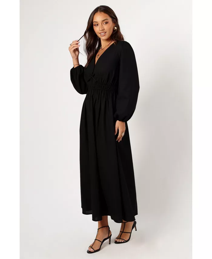 Женское платье макси Cece с длинными рукавами Petal and Pup, черный
Женское платье макси Cece с длинными рукавами Petal and Pup, черный