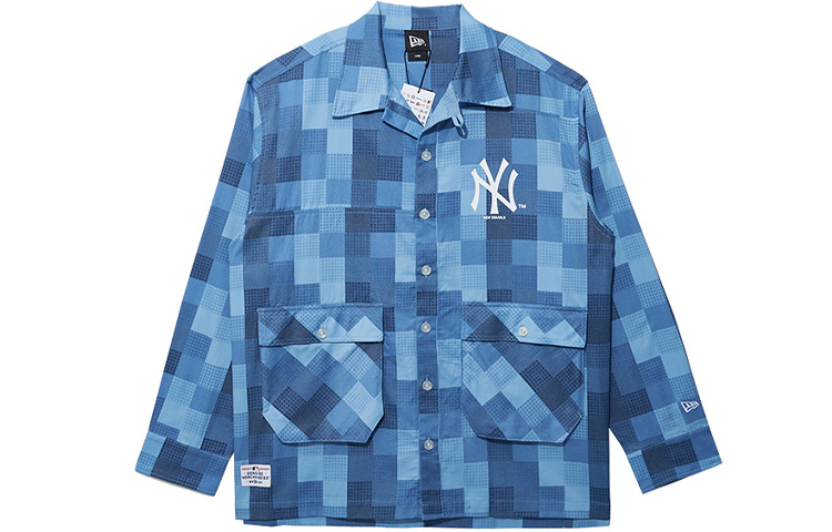 New Era Рубашка унисекс синяя
New Era Рубашка унисекс синяя