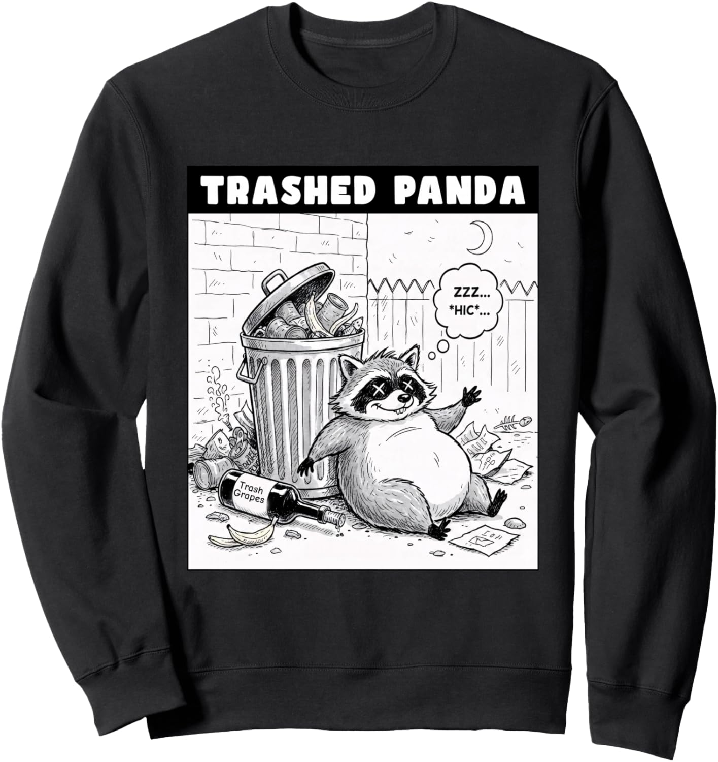 Футболка с забавным изображением пьяного енота и панды для мужчин и женщин Trashcan Life: Funny Trashed Panda Raccoon, черный
Футболка с забавным изображением пьяного енота и панды для мужчин и женщин Trashcan Life: Funny Trashed Panda Raccoon, черный