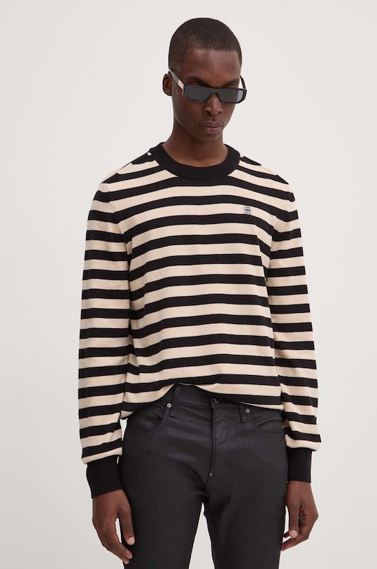 Хлопковый свитер G-Star, черный
Хлопковый свитер G-Star, черный