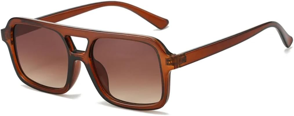 Популярные модные солнцезащитные очки с двойной перемычкой, квадратной формы, женские, с прозрачными линзами Ocean Gradient, мужские, с защитой от УФ-излучения UV400 UATXTAU, Brown
Популярные модные солнцезащитные очки с двойной перемычкой, квадратной формы, женские, с прозрачными линзами Ocean Gradient, мужские, с защитой от УФ-излучения UV400 UATXTAU, Brown