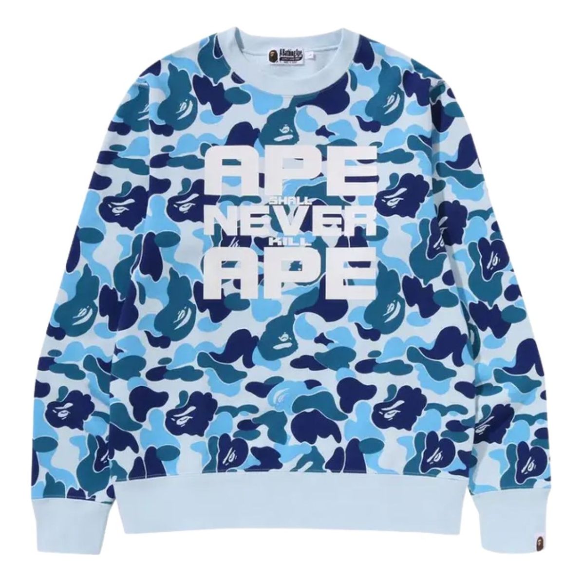 Свитшот A Bathing Ape ABC Camo Asnka Crewneck 'Blue'
Свитшот A Bathing Ape ABC Camo Asnka Crewneck 'Blue'