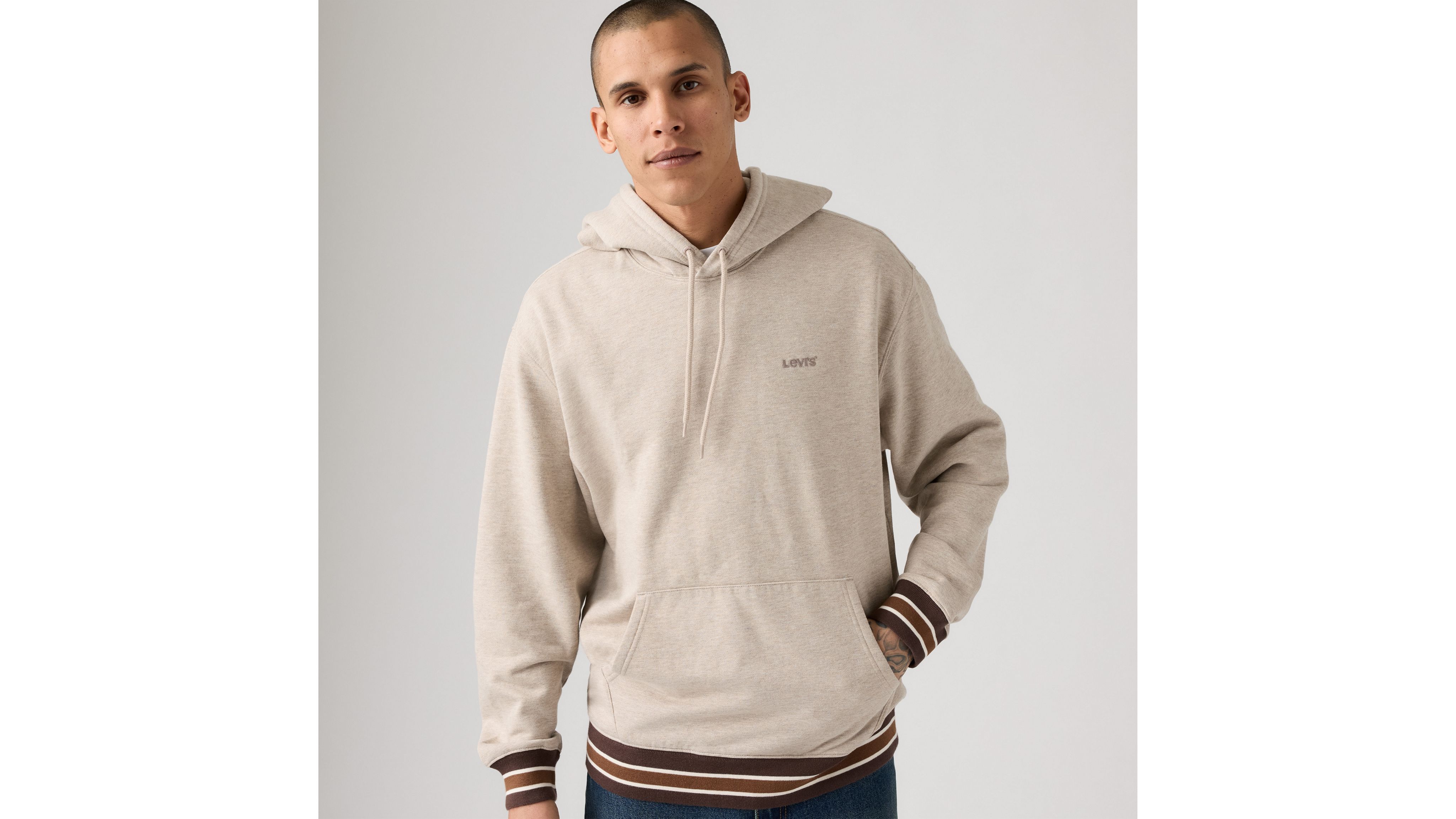 Толстовка с капюшоном Levi's Sweats Levi's, Fungi Heather - White
Толстовка с капюшоном Levi's Sweats Levi's, Fungi Heather - White
