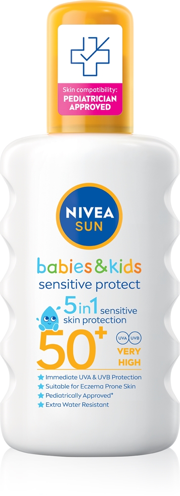 Солнцезащитный спрей Sun Kids для детей SPF 50+ Nivea, 200 мл
Солнцезащитный спрей Sun Kids для детей SPF 50+ Nivea, 200 мл