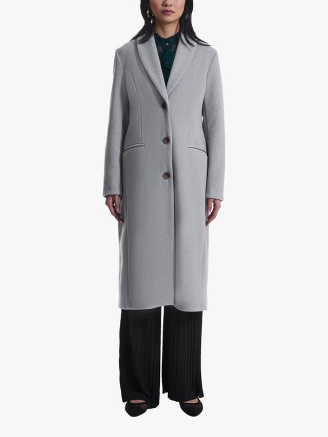 Длинное пальто на пуговицах James Lakeland, серый
Длинное пальто на пуговицах James Lakeland, серый