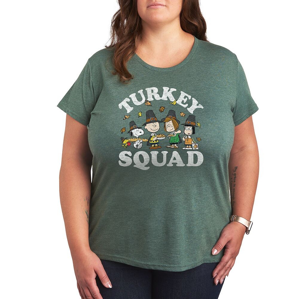 Футболка Plus с рисунком Peanuts Turkey Squad Licensed Character, цвет Heather Green
Футболка Plus с рисунком Peanuts Turkey Squad Licensed Character, цвет Heather Green