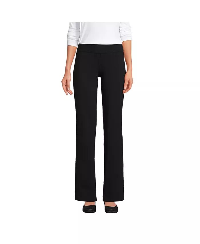 Женские брюки Starfish средней посадки с эластичным поясом и прямыми штанинами Lands' End, черный
Женские брюки Starfish средней посадки с эластичным поясом и прямыми штанинами Lands' End, черный