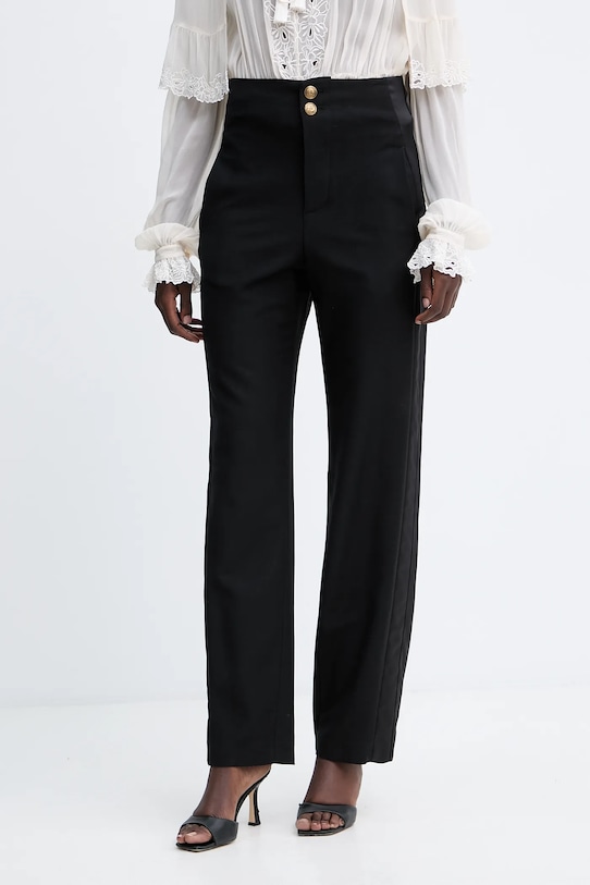 Брюки из смесовой шерсти Twinset, черный
Брюки из смесовой шерсти Twinset, черный