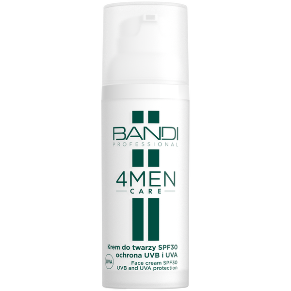 Крем для лица с spf30, 50 мл Bandi Professional 4men
Крем для лица с spf30, 50 мл Bandi Professional 4men
