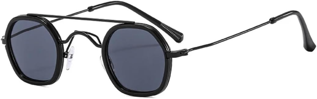 Ретро солнцезащитные очки с двойными перемычками и многоугольными линзами для женщин, модные, с прозрачными градиентными линзами, защита от УФ-излучения UV400, для мужчин в стиле панк VRTRFFTR, Black Grey
Ретро солнцезащитные очки с двойными перемычками и многоугольными линзами для женщин, модные, с прозрачными градиентными линзами, защита от УФ-излучения UV400, для мужчин в стиле панк VRTRFFTR, Black Grey