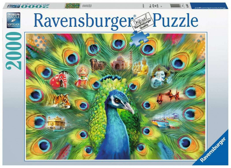 Ravensburger, пазл, Peacock Land, 2000 шт.
Ravensburger, пазл, Peacock Land, 2000 шт.
