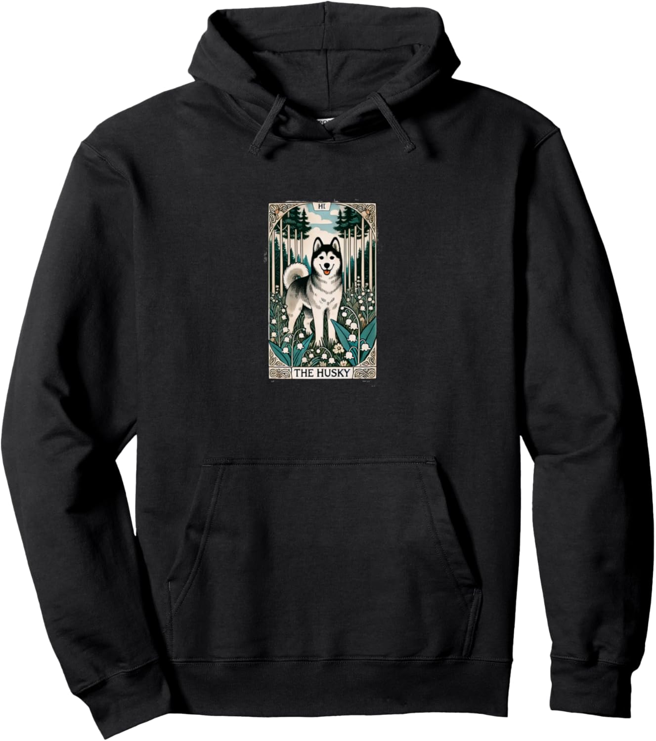 Худи с изображением карт Таро и хаски Vintage Doggie Arts Snugg, черный
Худи с изображением карт Таро и хаски Vintage Doggie Arts Snugg, черный